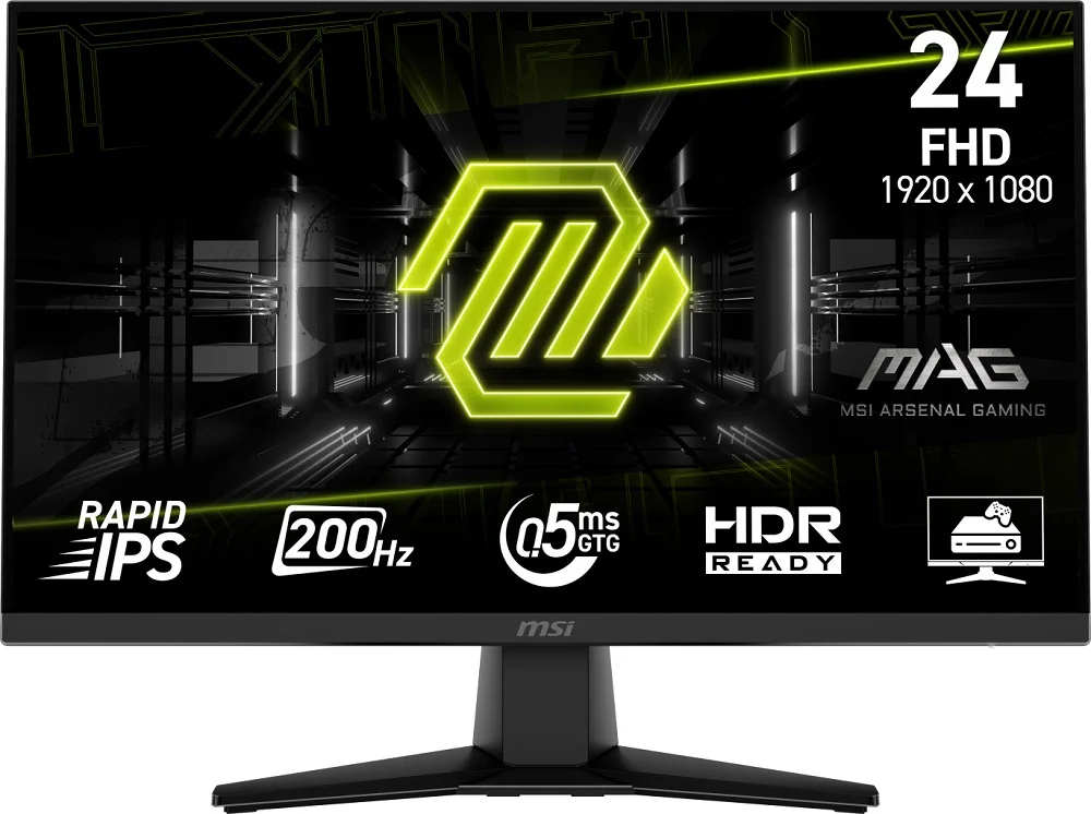 23.8 MAG 242F 0.5MS 200HZ FLAT RAPID IPS FREESYNC MONITOR 23.8 MAG 242F 0.5MS 200HZ FLAT RAPID IPS FREESYNC MONITOR
