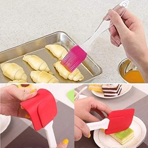 2'li Silikon Pasta - Börek - Poğaça Yağ Fırçası Ve Spatula Seti 2'li Silikon Pasta - Börek - Poğaça Yağ Fırçası Ve Spatula Seti