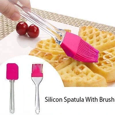 2'li Silikon Pasta - Börek - Poğaça Yağ Fırçası Ve Spatula Seti 2'li Silikon Pasta - Börek - Poğaça Yağ Fırçası Ve Spatula Seti