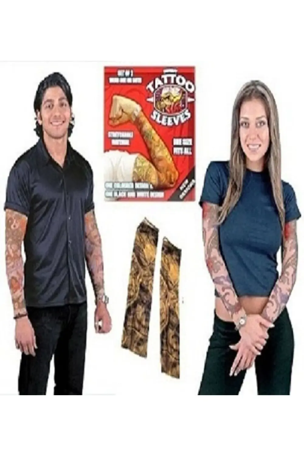 24 Adet Dövme Tatto Sleeves 12 Çift Toptan Giyilebilir Dövme Kola