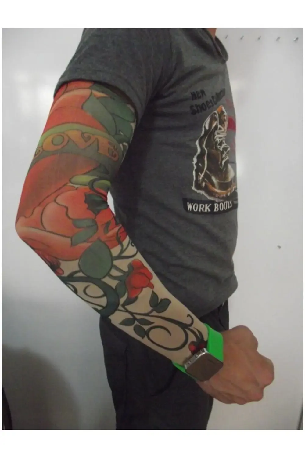 24 Adet Dövme Tatto Sleeves 12 Çift Toptan Giyilebilir Dövme Kola