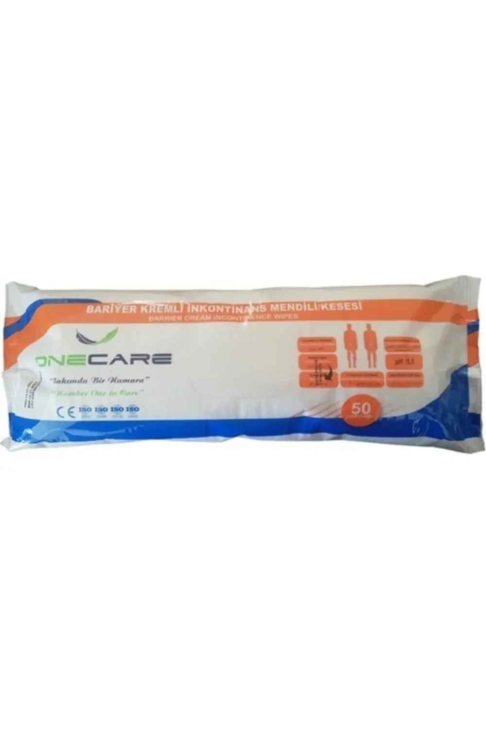 24 Adet - One Care Bariyer Kremli Inkontinans Mendili/kesesi -Alk
