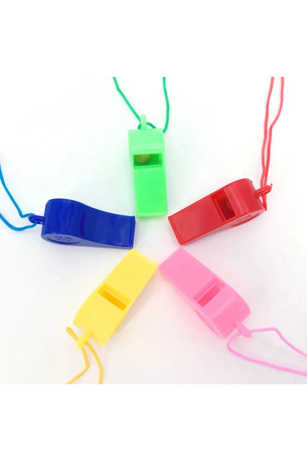 24 Adet Plastik Çocuklara Hediye Düdük Karne Hediyesi Doğum Günü 