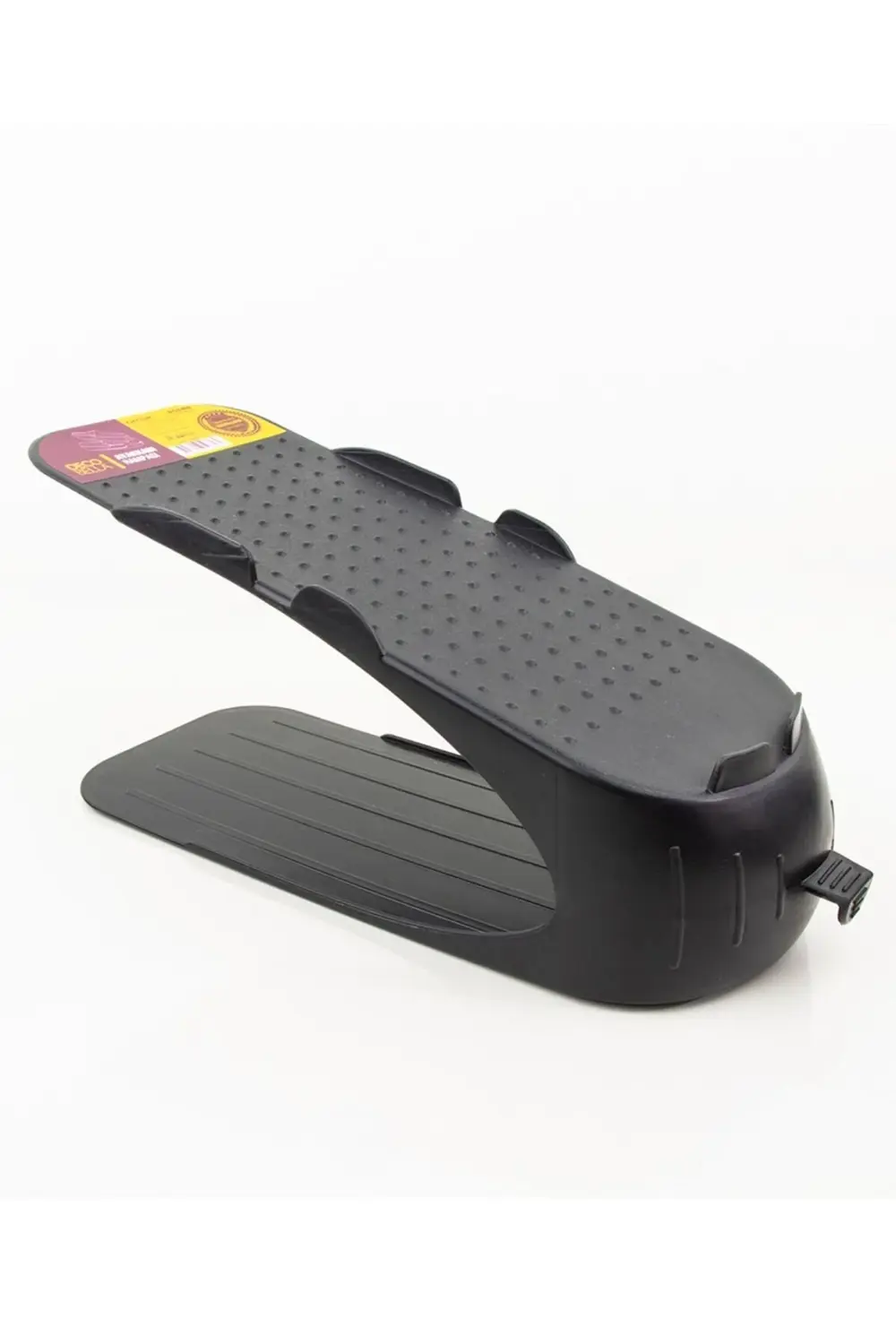 24 Adet Siyah Ayakkabı Rampası Ayakkabı Düzenleyici Organizer