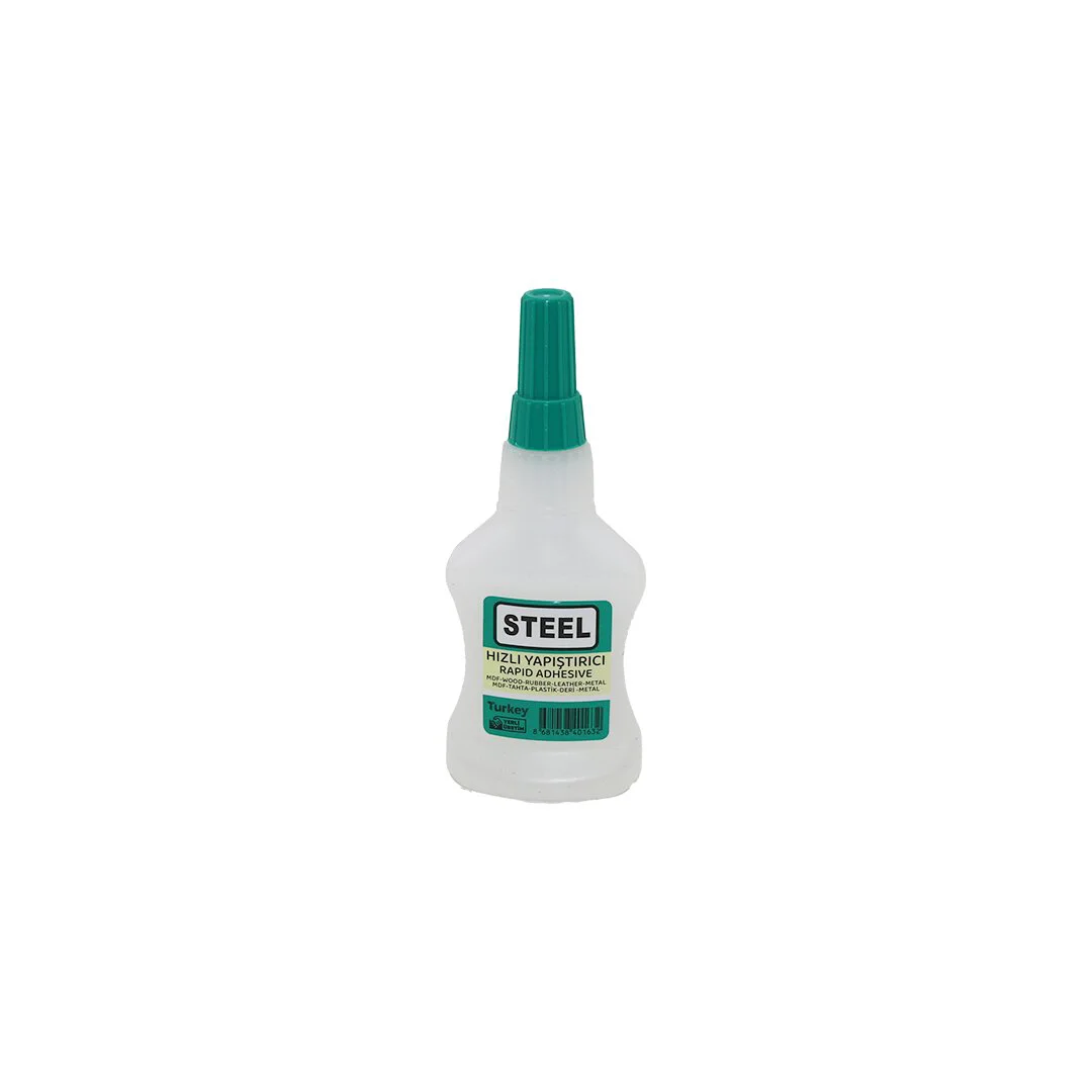 24 Adet Wincell Steel Hızlı Yapıştırıcı 37GR Mdf-ahşap-metal-plastik-deri