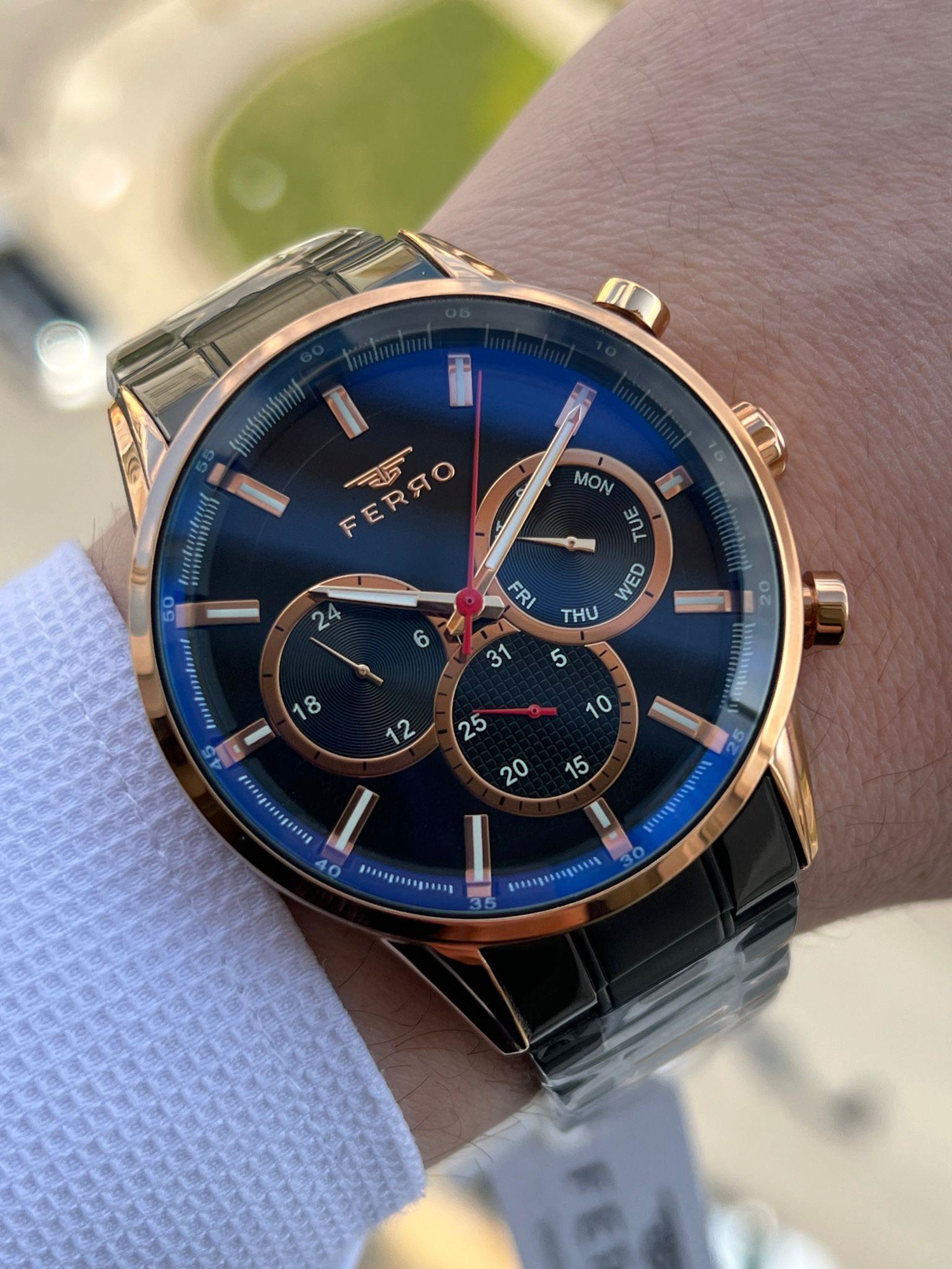 24 Ay Garantili İç Fonksiyonları Aktif Chronograph 30 Mt Su Geçir