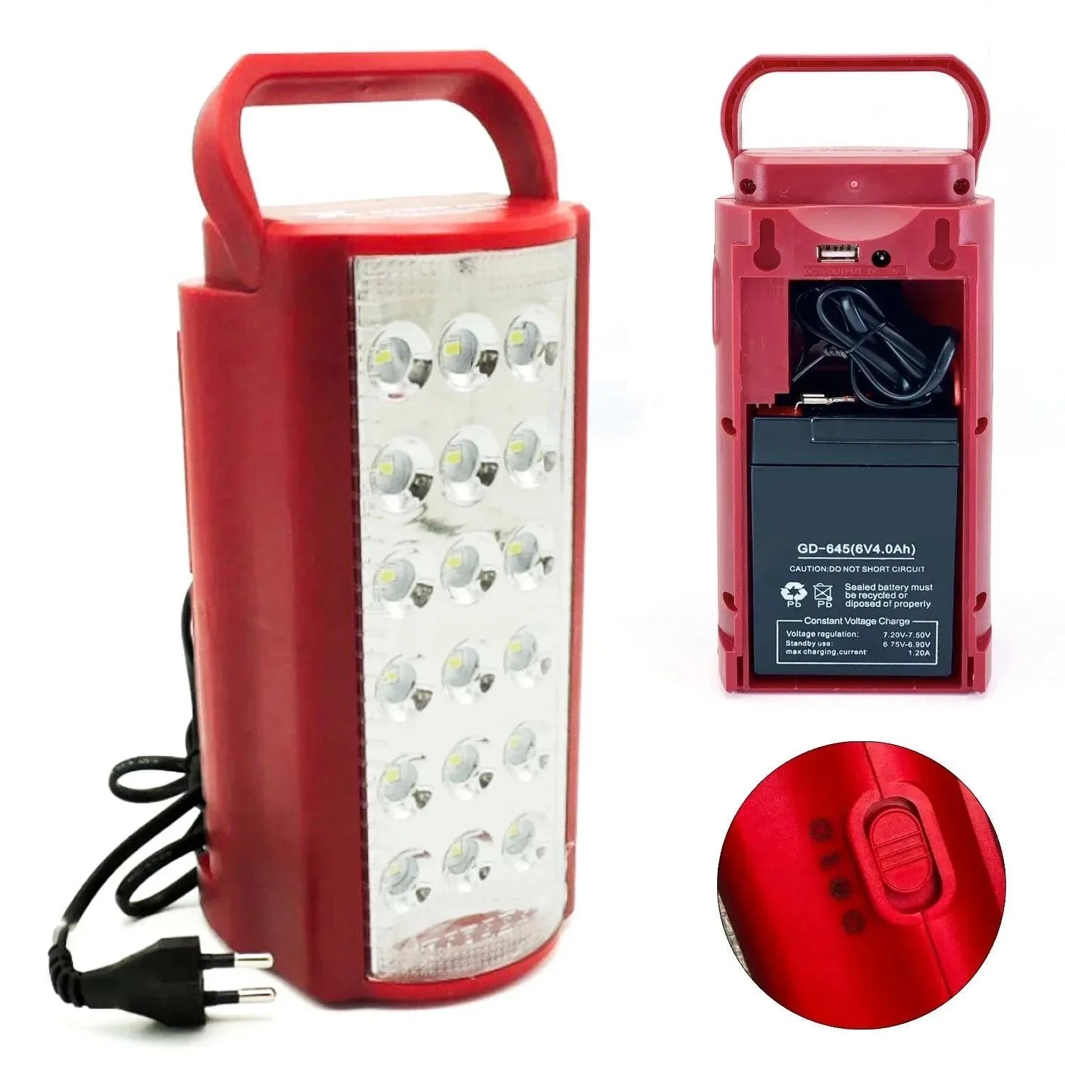 24 Büyük Ledli 80 Saat Yanan Powerbank Özellikli Akülü Led Işıldak 24 Büyük Ledli 80 Saat Yanan Powerbank Özellikli Akülü Led Işıldak