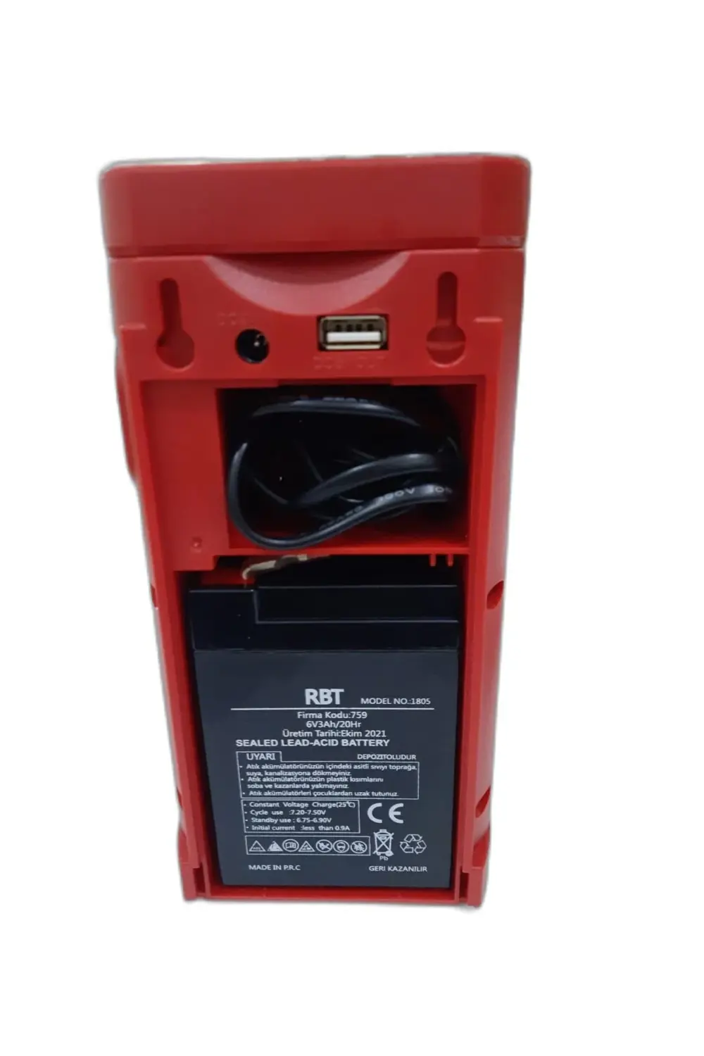 24 Büyük Ledli Kırmızı 80 Saat Yanan Usb Şarjlı Led Işıldak - Tel Fiyatı, Yorumları ve Özellikleri