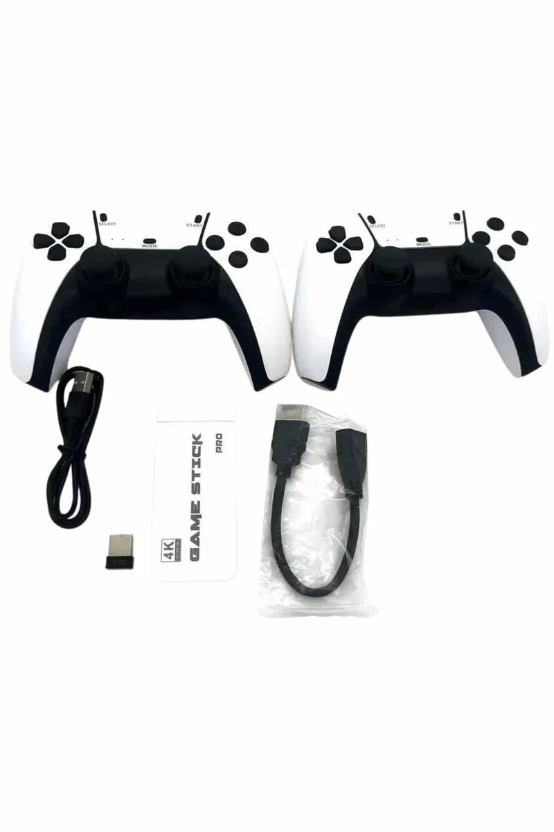 2.4 GHz Çift Konsol 4K Ultra HD Game Stick - Retro Oyun Deneyimi