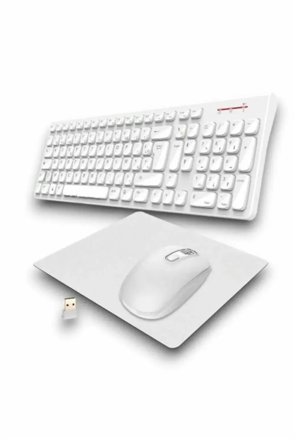 2.4 Ghz Wireless Kablosuz Klavye Mouse Seti Tv Pc Uyumlu