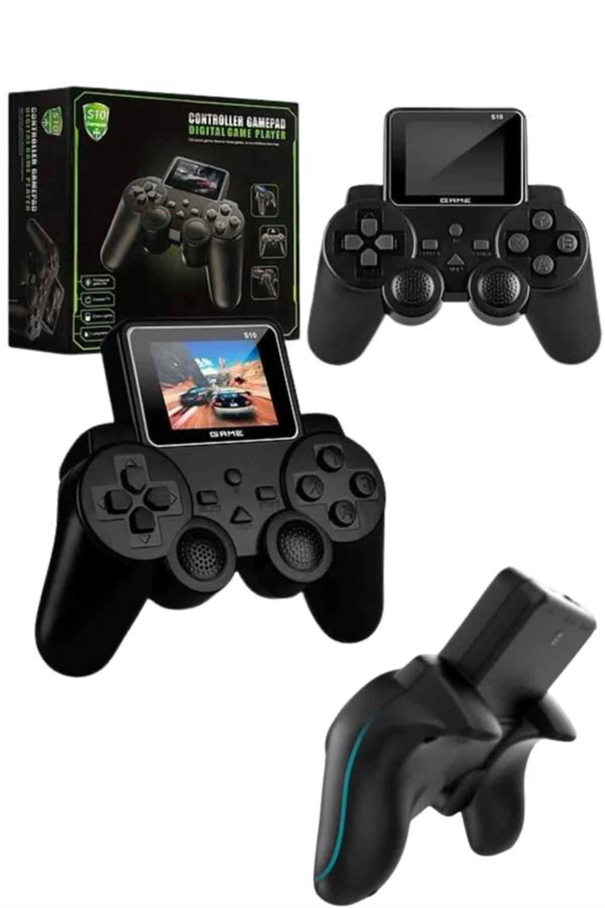 2.4 İnç Ekran 520 Oyunlu Retro Temalı Kablosuz Oyun Kolu El Atari