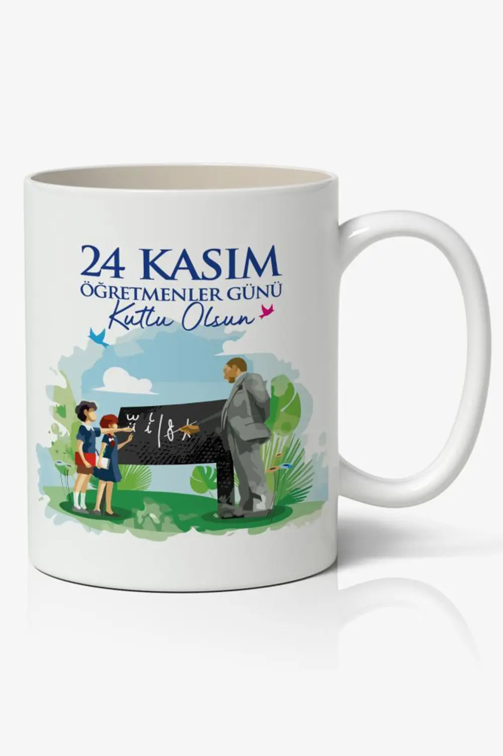 24 Kasım Öğretmenler Günü Tasarımlı Kupa Bardak Baskılı Kahve Kup 24 Kasım Öğretmenler Günü Tasarımlı Kupa Bardak Baskılı Kahve Kup