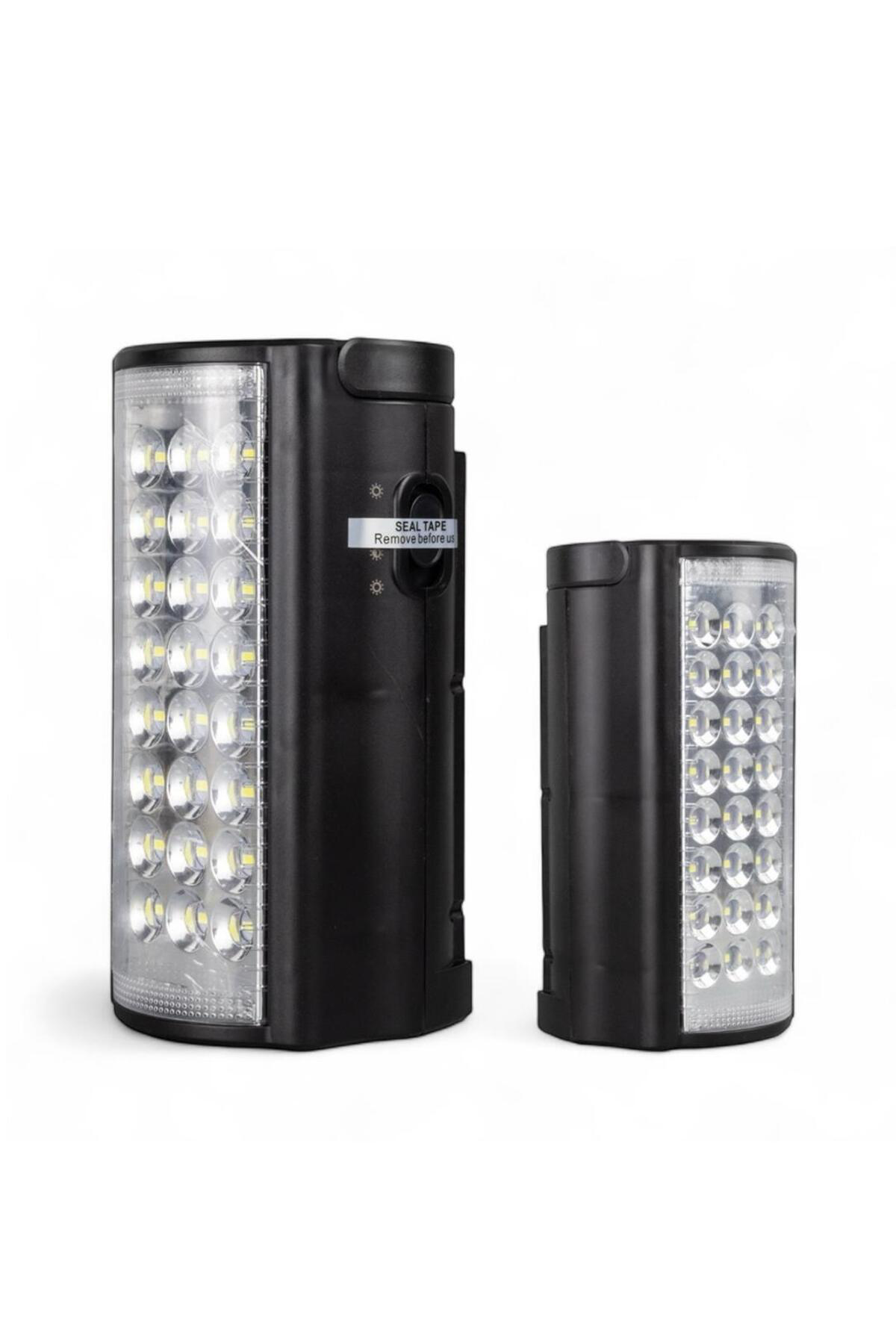 24 LED’li Şarjlı Işıldak (6V 4Ah Akülü) - Powerbank Özellikli, Te