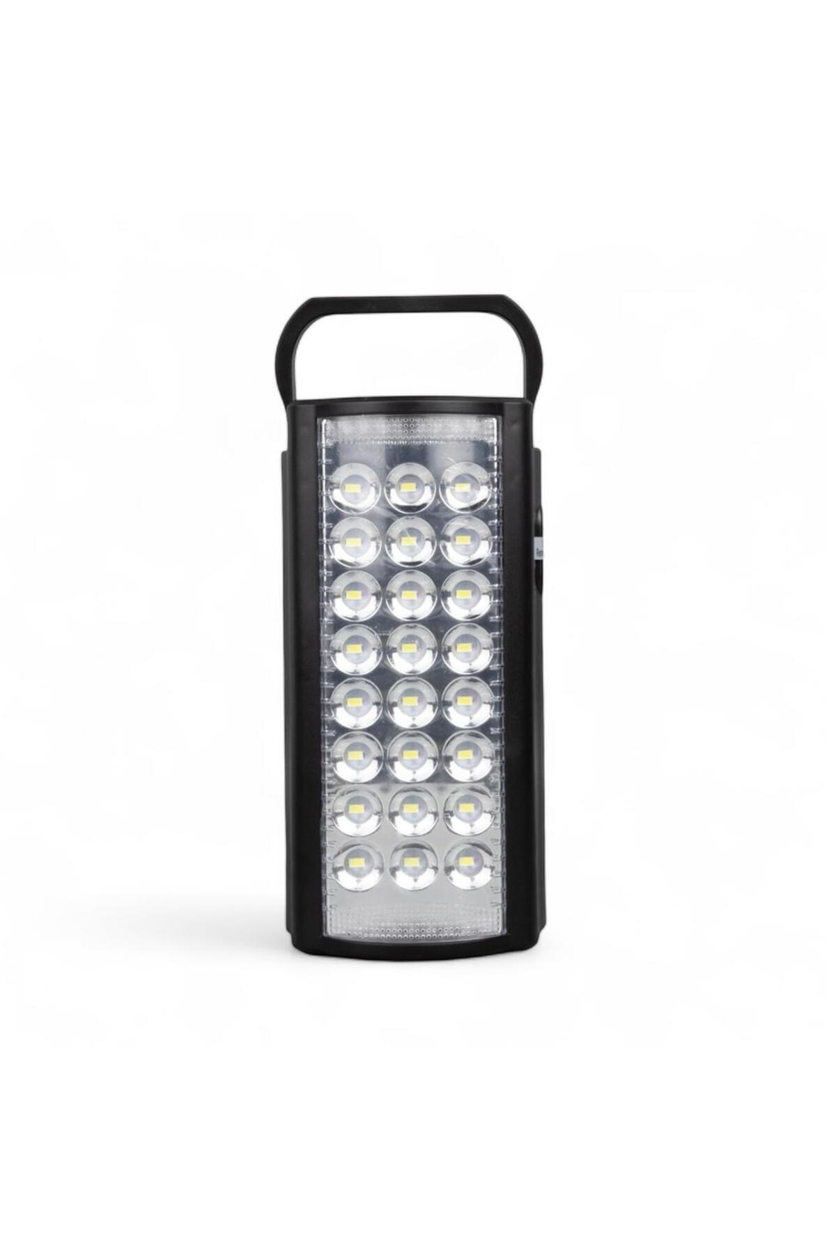 24 LED’li Şarjlı Işıldak (6V 4Ah Akülü) - Powerbank Özellikli, Te