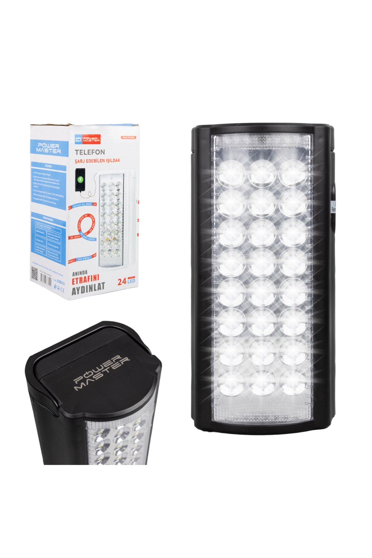 24 LEDLİ TELEFON ŞARJ EDEBİLEN IŞILDAK (4744)