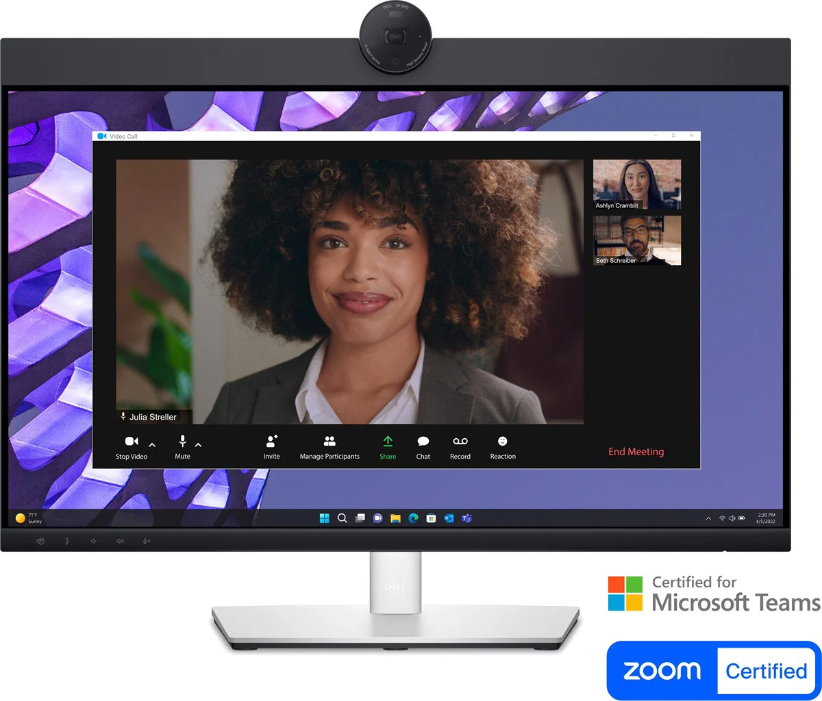 24 P2424HEB VIDEO CONFERENCING MONITOR 8MS 60HZ 1920 x 1080 VESA 