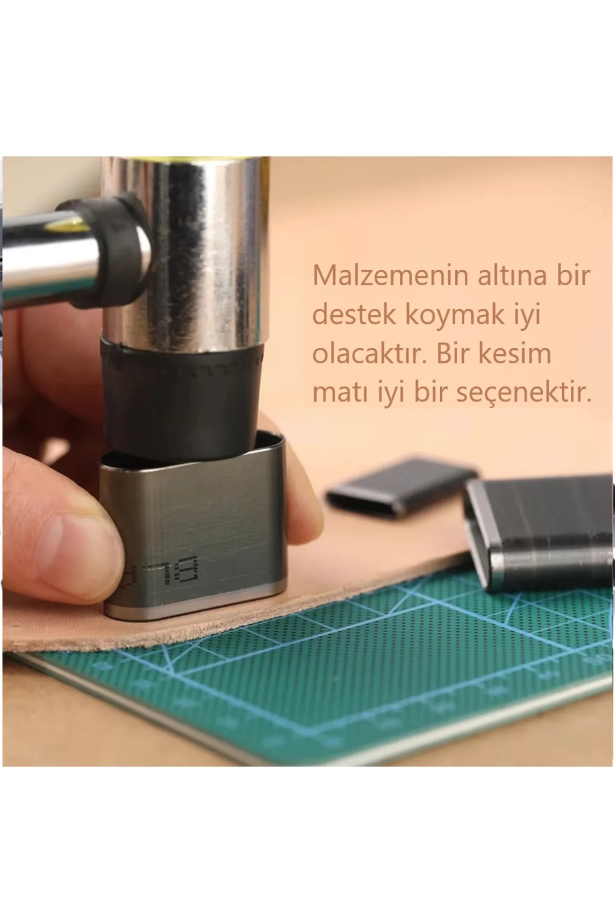 24 Parça Şekilli Delici, Deri Desen çizici, Oval Yuvarlak Kare De