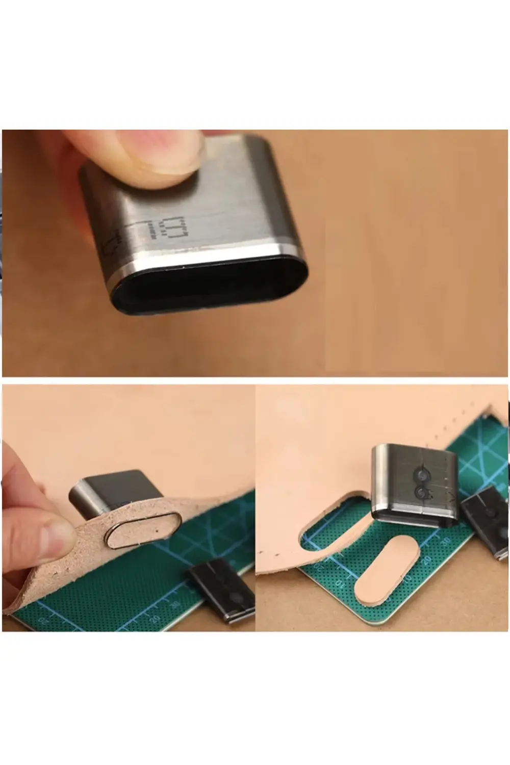 Tuhafiyecimiz 24 Parça Şekilli Delici, Deri Desen Çizici, Oval Yuvarlak Kare De Tuhafiyecimiz 24 Parça Şekilli Delici, Deri Desen Çizici, Oval Yuvarlak Kare De