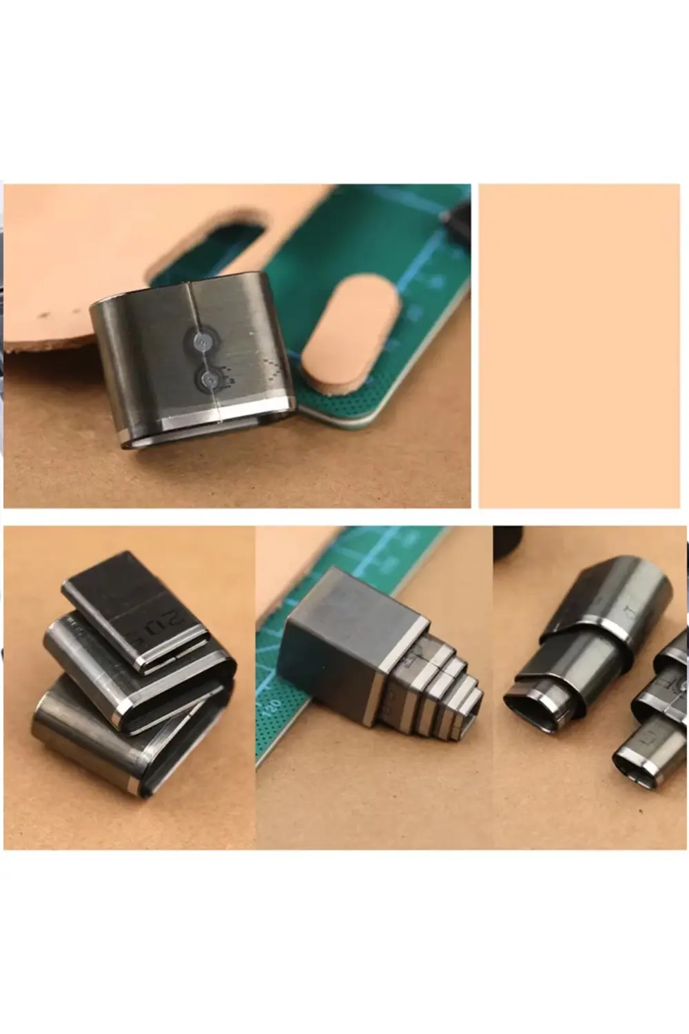 Tuhafiyecimiz 24 Parça Şekilli Delici, Deri Desen Çizici, Oval Yuvarlak Kare De Tuhafiyecimiz 24 Parça Şekilli Delici, Deri Desen Çizici, Oval Yuvarlak Kare De