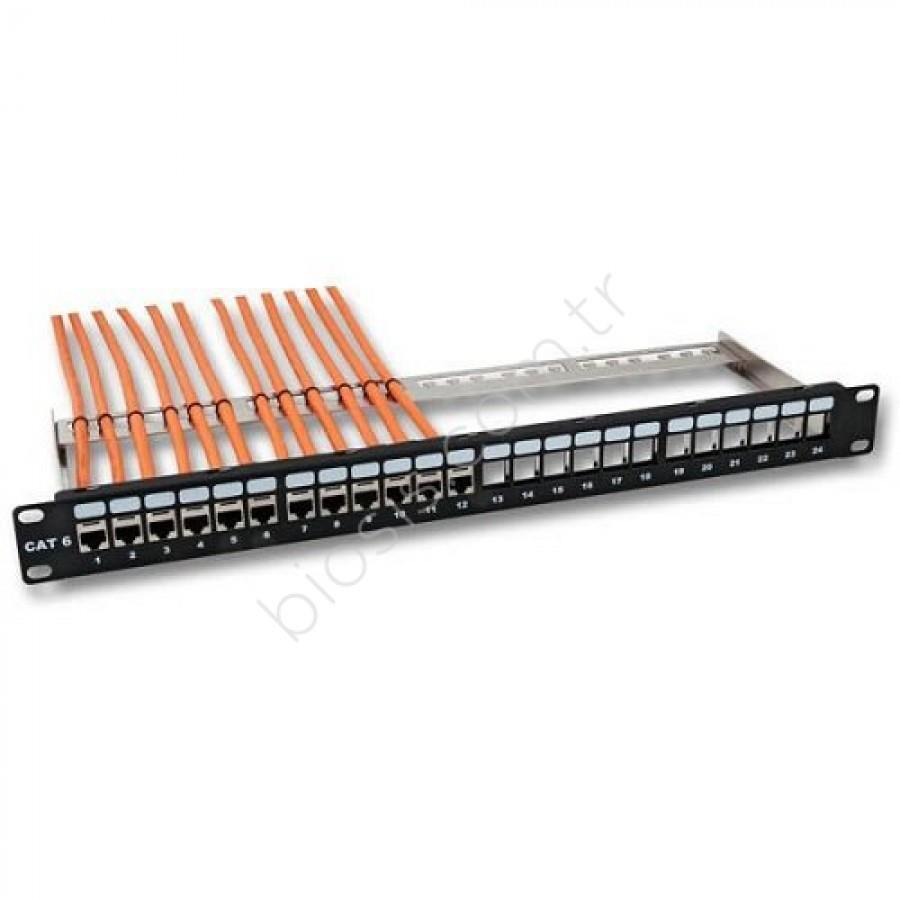 Uranium 24 Port Cat6 Boş Patch Panel (U-Pmdlr)
