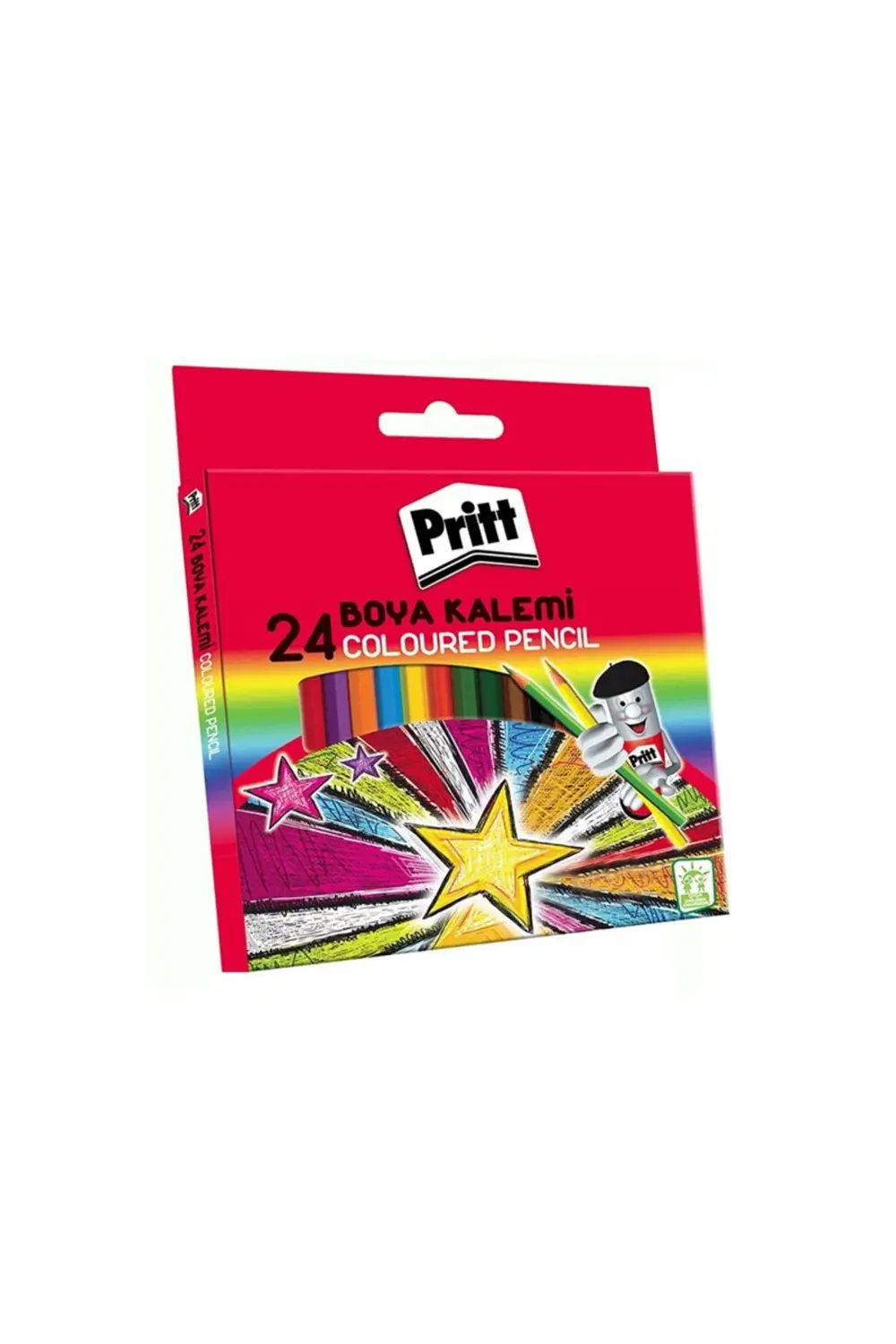 24 Renk Kuru Boya Tam Boy 1221351