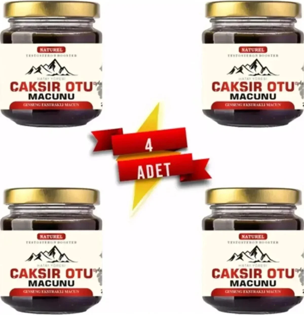 24 Saat Hatay Yöresi Çakır Otu Macunu 240 gr x 4 Adet - Erkekler İçin Doğal Güç Macunu Fiyatı, Yorumları ve Özellikleri