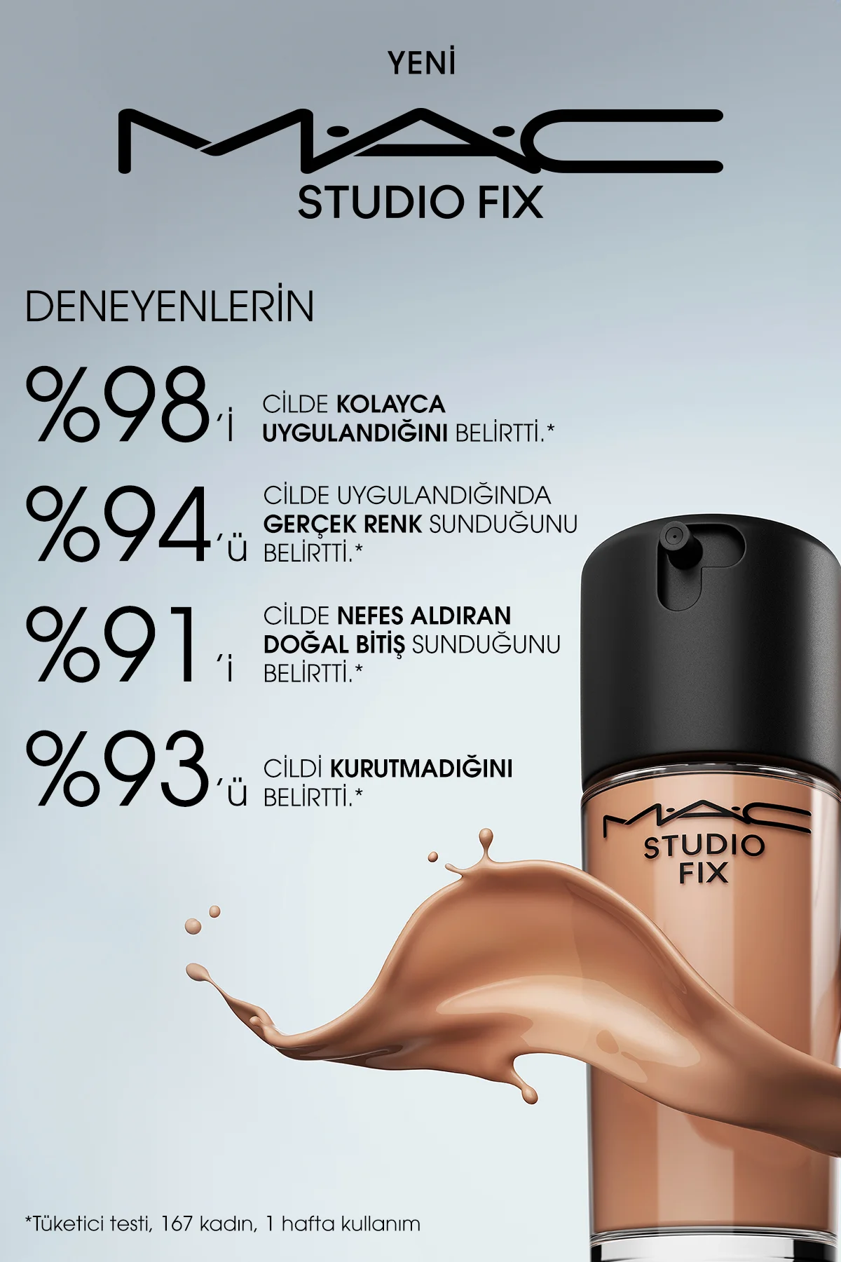 24 Saate Kadar Kalıcı Mat Fondöten - Studio Fix Fluid Spf15 - Ren