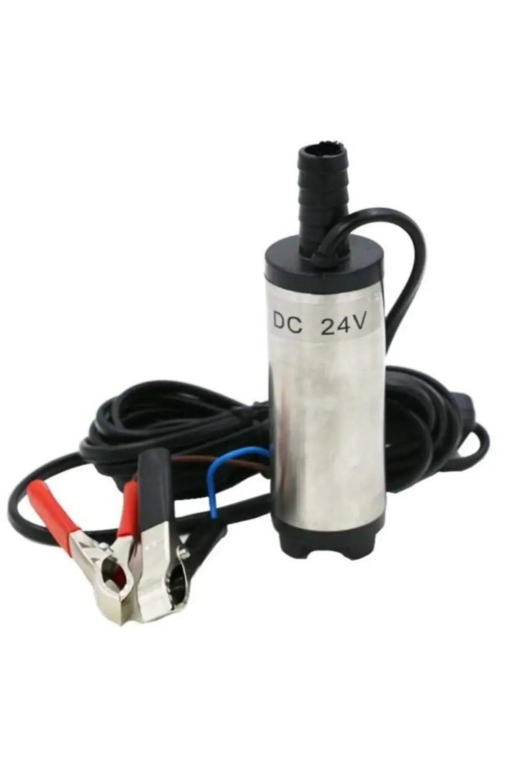 24 Volt Sıvı Aktarım Dalgıç Pompası Varil Tipi