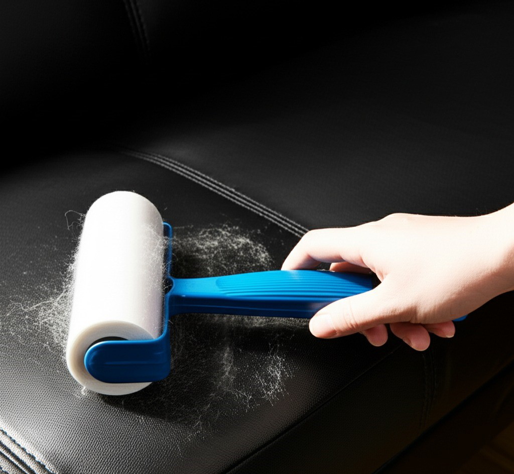 240 Yapraklı Tüy Toplama Rulosu 4 Yedekli Kıyafet Mobilya & Araç