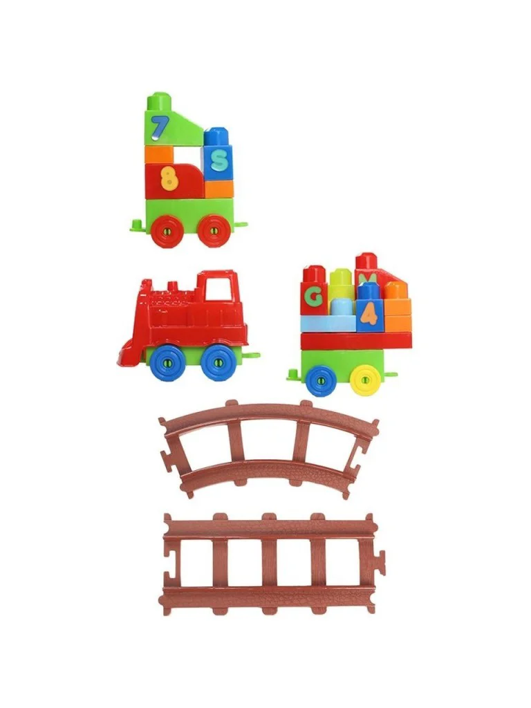 2403 - PLAYBOX 41 PARÇA LEGO TREN SETİ - 1 ADET