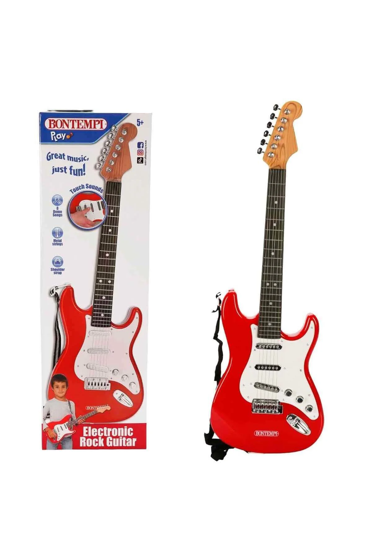 24083 Sun-Bnt-Gitar Elektronik Rock Metal-2 Tellii Tuşlu Bo