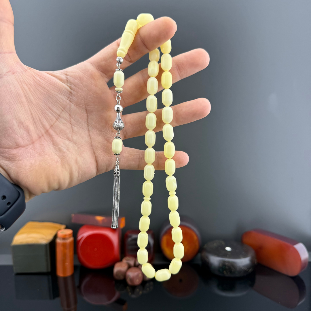 Muri Tesbih 24,2 Gr Rus Kaliningrad Damla 6,5 Gr 925 Ayar Gümüş Püskül Kapsül Muri Tesbih 24,2 Gr Rus Kaliningrad Damla 6,5 Gr 925 Ayar Gümüş Püskül Kapsül