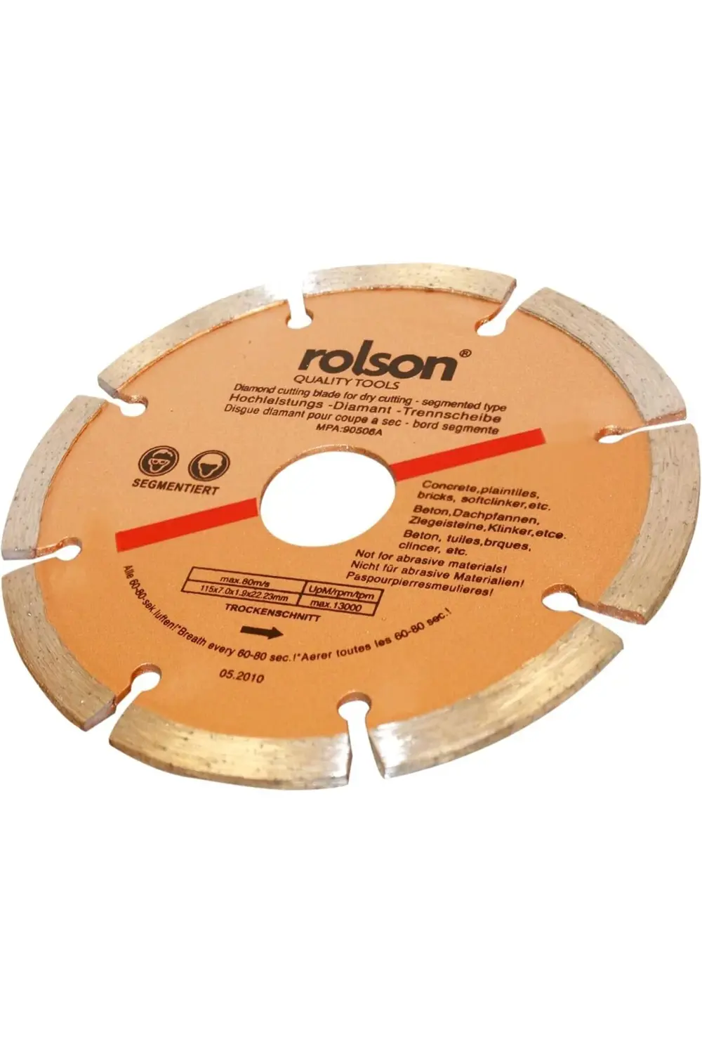 24394 115 mm Diamond Tipped Segmented Blade 1175713