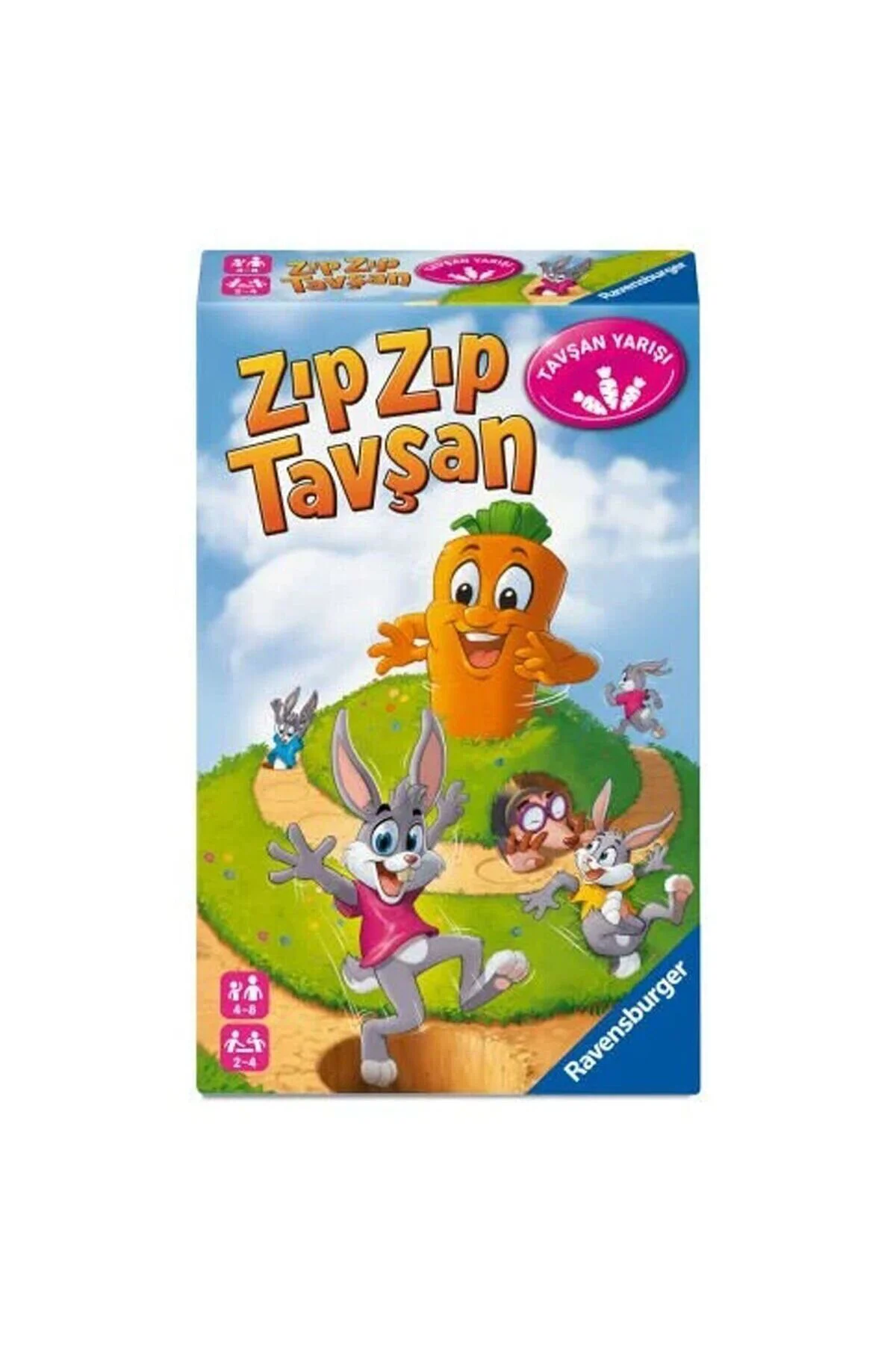 248810 Ravensburger - ZıpZıp Tavşan - Seyahat Boy Kutu Oyunu