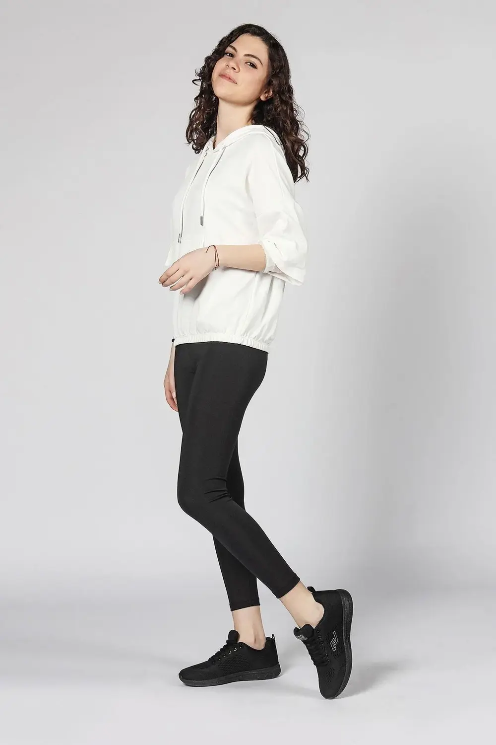 24937 Siyah Kadın Yürüyüş Koşu Spor Ayakkabı