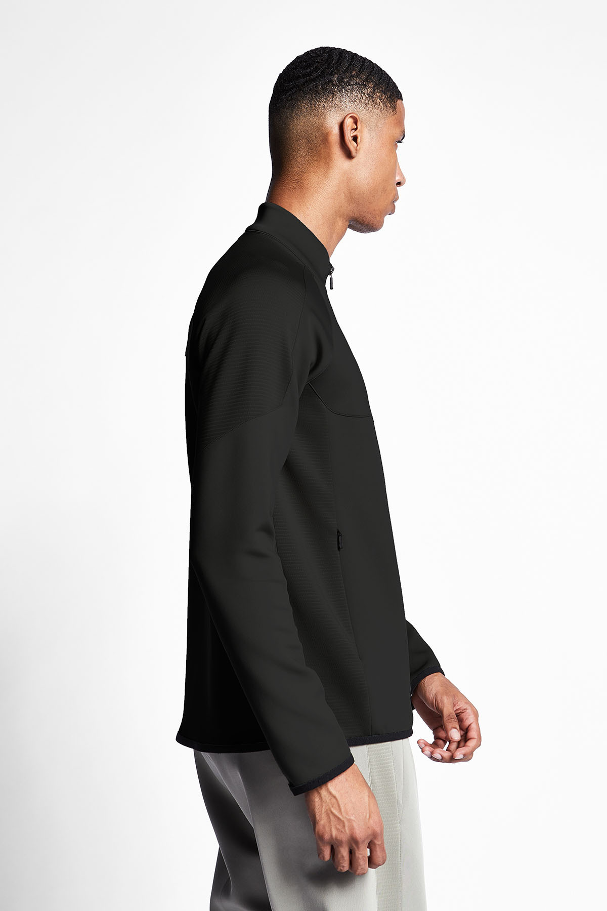 Lescon 24B-1015 Antrenman Fermuarlı Ust Erkek Sıyah 24Btep001015-633