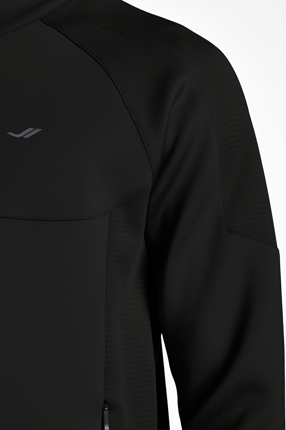 Lescon 24B-1015 Antrenman Fermuarlı Ust Erkek Sıyah 24Btep001015-633