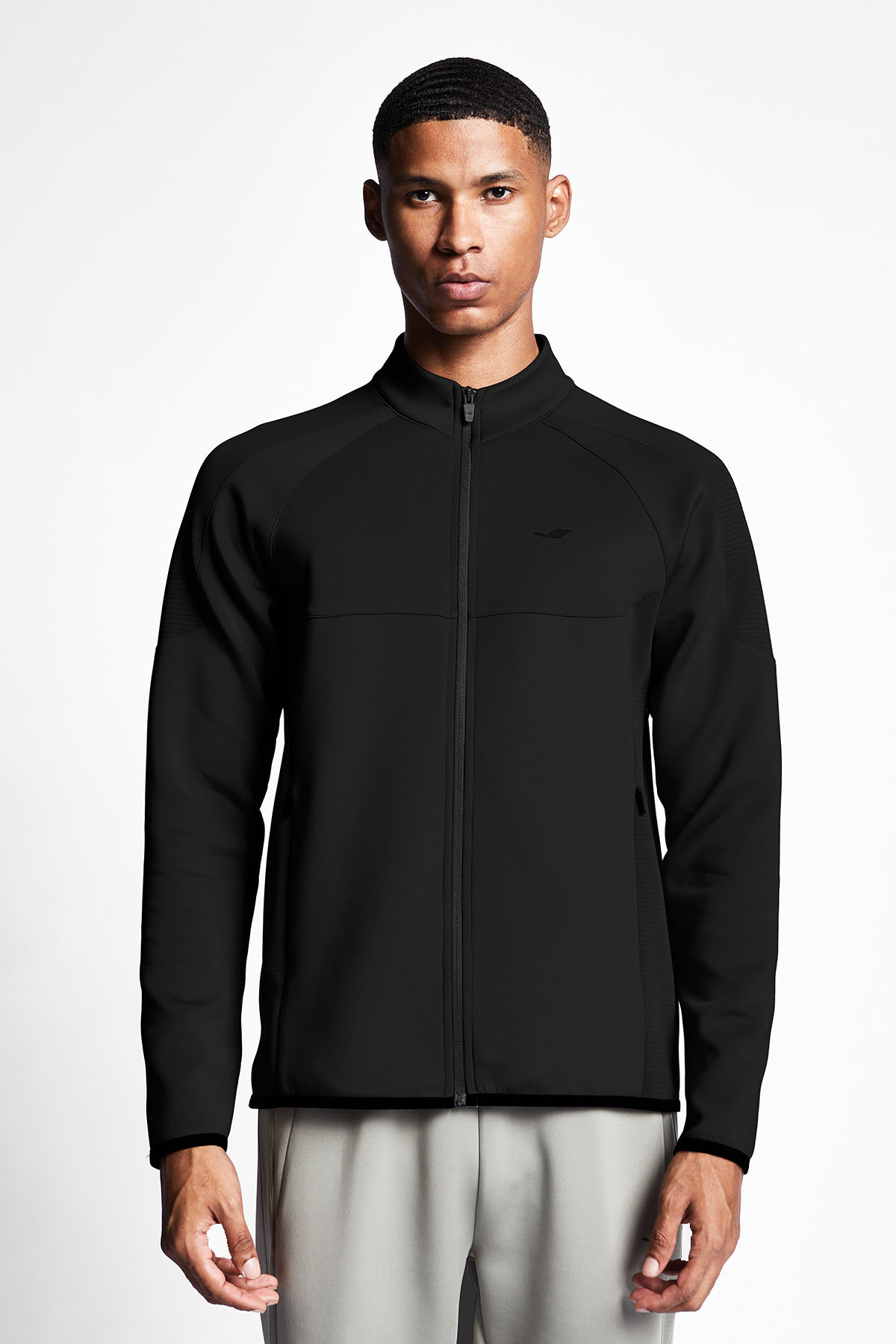 Lescon 24B-1015 Antrenman Fermuarlı Ust Erkek Sıyah 24Btep001015-633