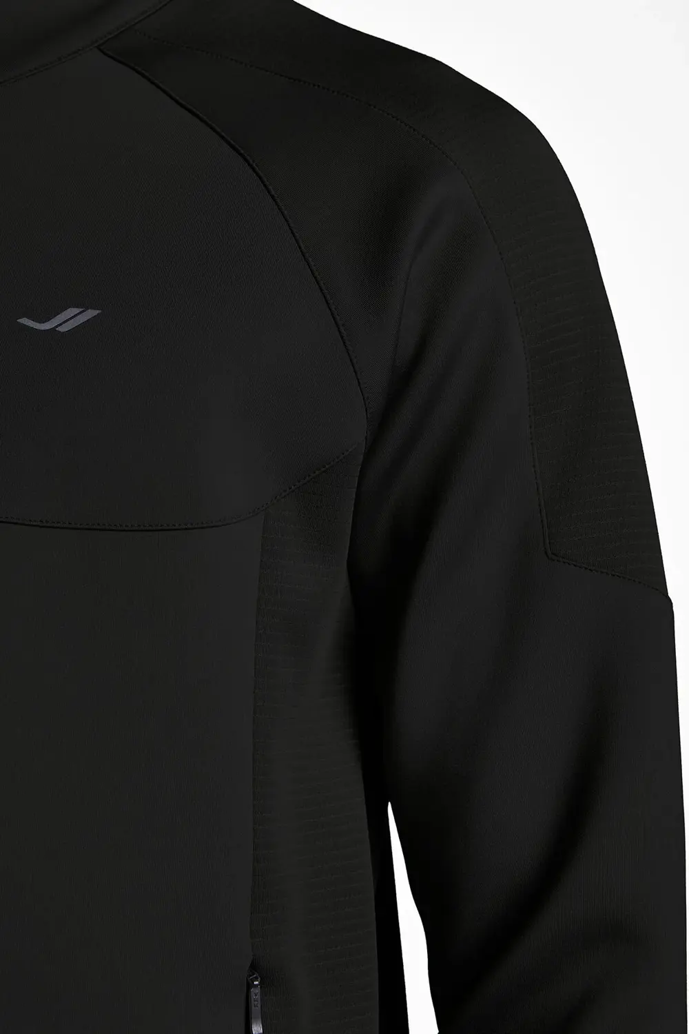 24b-1015 Antrenman Fermuarlı Ust Erkek Sıyah 24btep001015-633