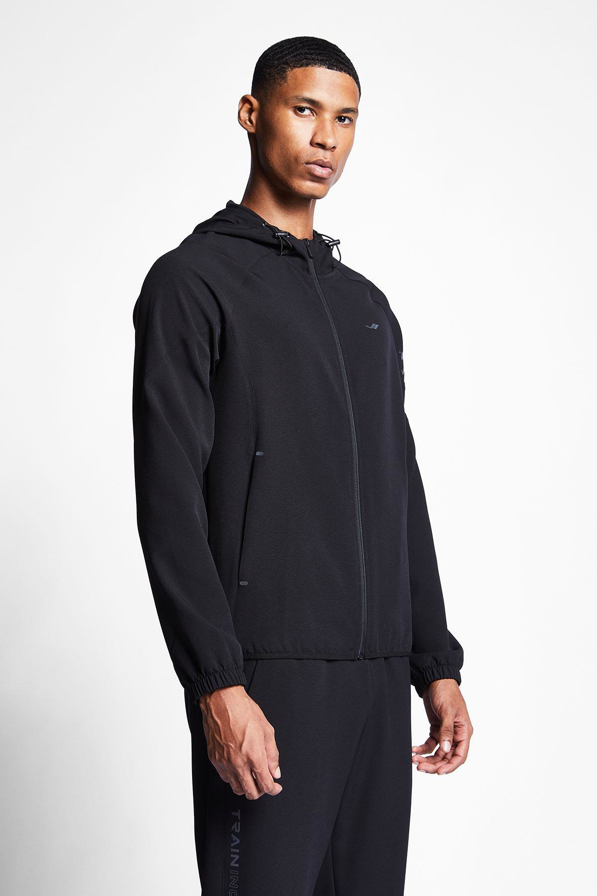 Lescon 24B-1018 Erkek Antrenman Fermuarlı Kapüşonlu Üst