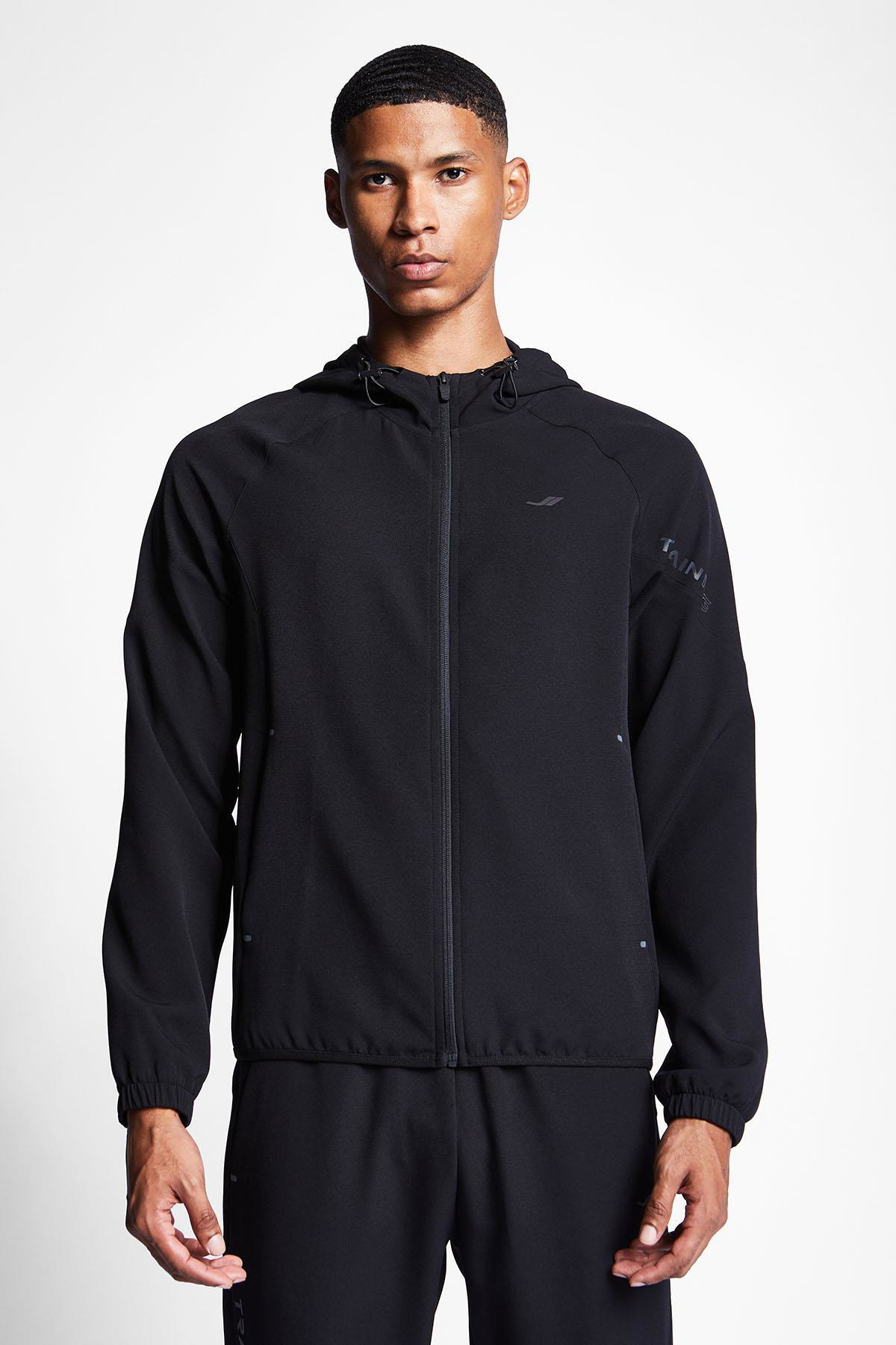 Lescon 24B-1018 Erkek Antrenman Fermuarlı Kapüşonlu Üst