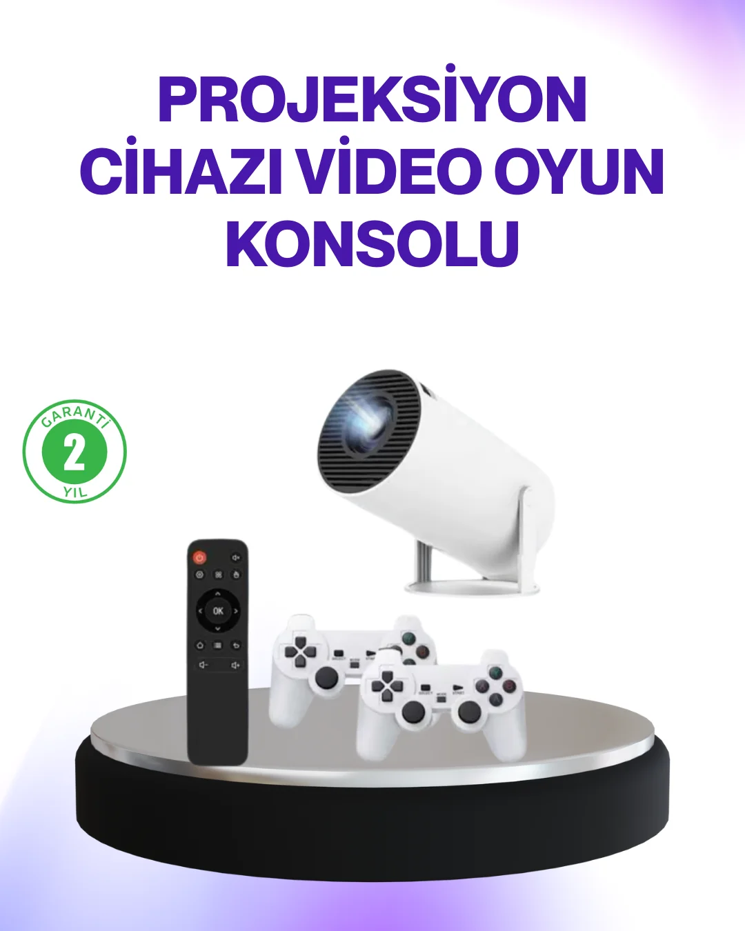 2.4G Kablosuz Destekli Oyun ve Film Projeksiyonu Ev Kullanımı İçin 2.4G Kablosuz Destekli Oyun ve Film Projeksiyonu Ev Kullanımı İçin