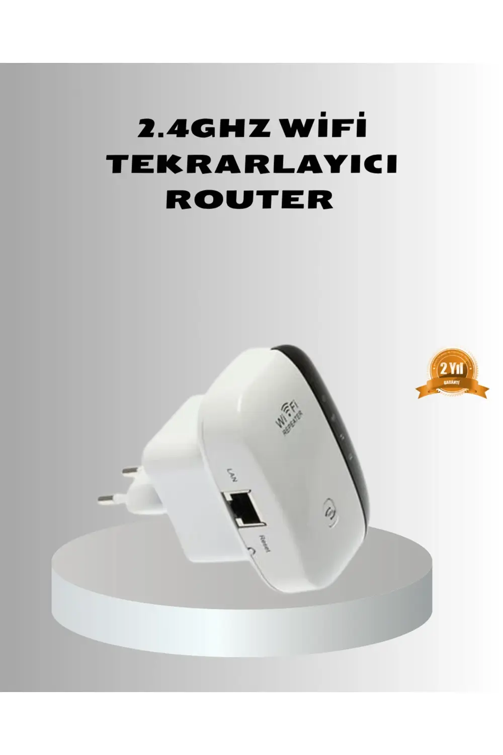 2.4G Wifi Sinyal Çoğaltıcı Router Genişletici Güçlü Antenli