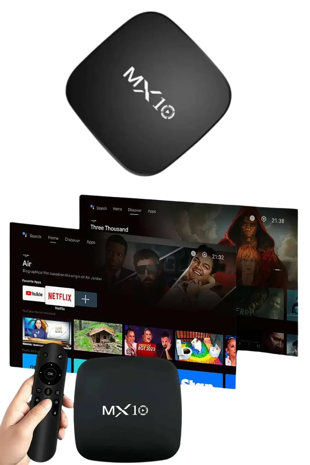 2.4G Wifi Tv Box Medya Oynatıcı TV Uyumlu MX Box Kutusu Android T
