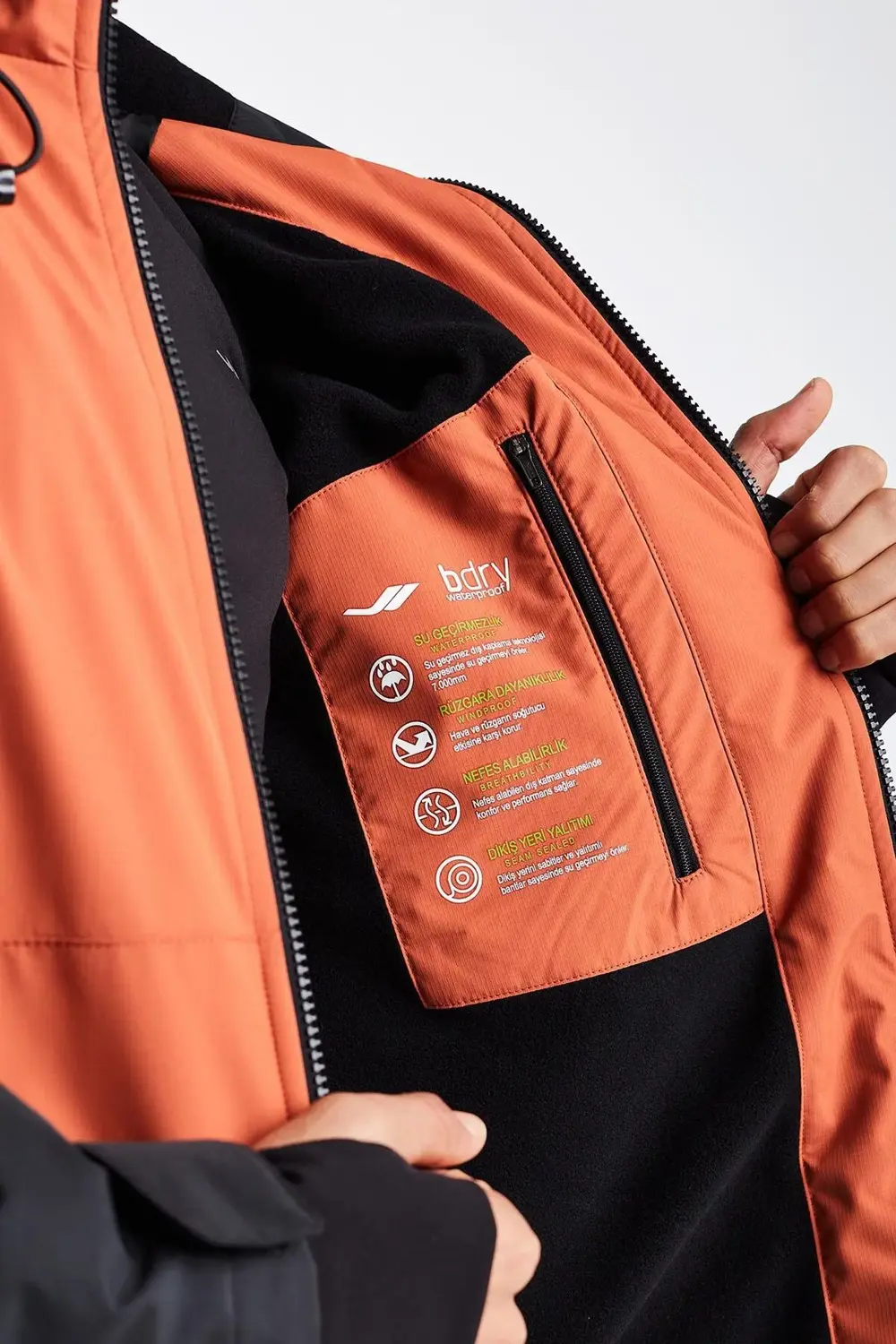 24K-1053 Su Geçirmez Erkek Kaban