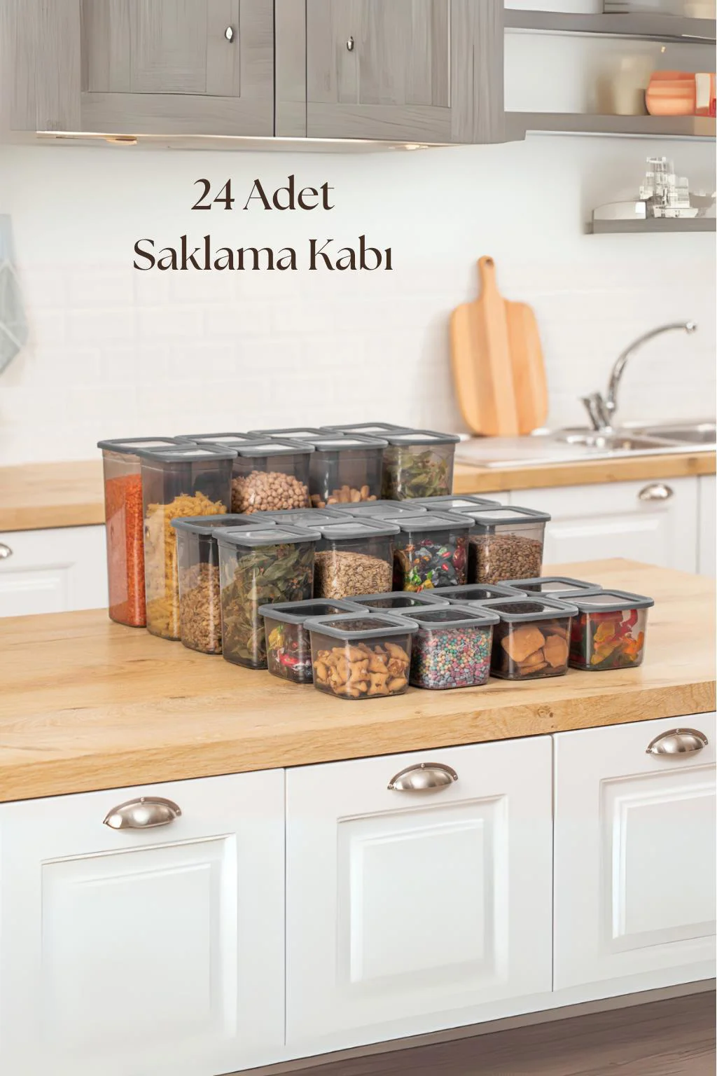 24'lü 3 Boy Kavanoz Seti & Saklama Kabı & Erzak Kabı 8x650/1300/1900 Ml (40 Lı Etiket Hediyeli) 24'lü 3 Boy Kavanoz Seti & Saklama Kabı & Erzak Kabı 8x650/1300/1900 Ml (40 Lı Etiket Hediyeli)