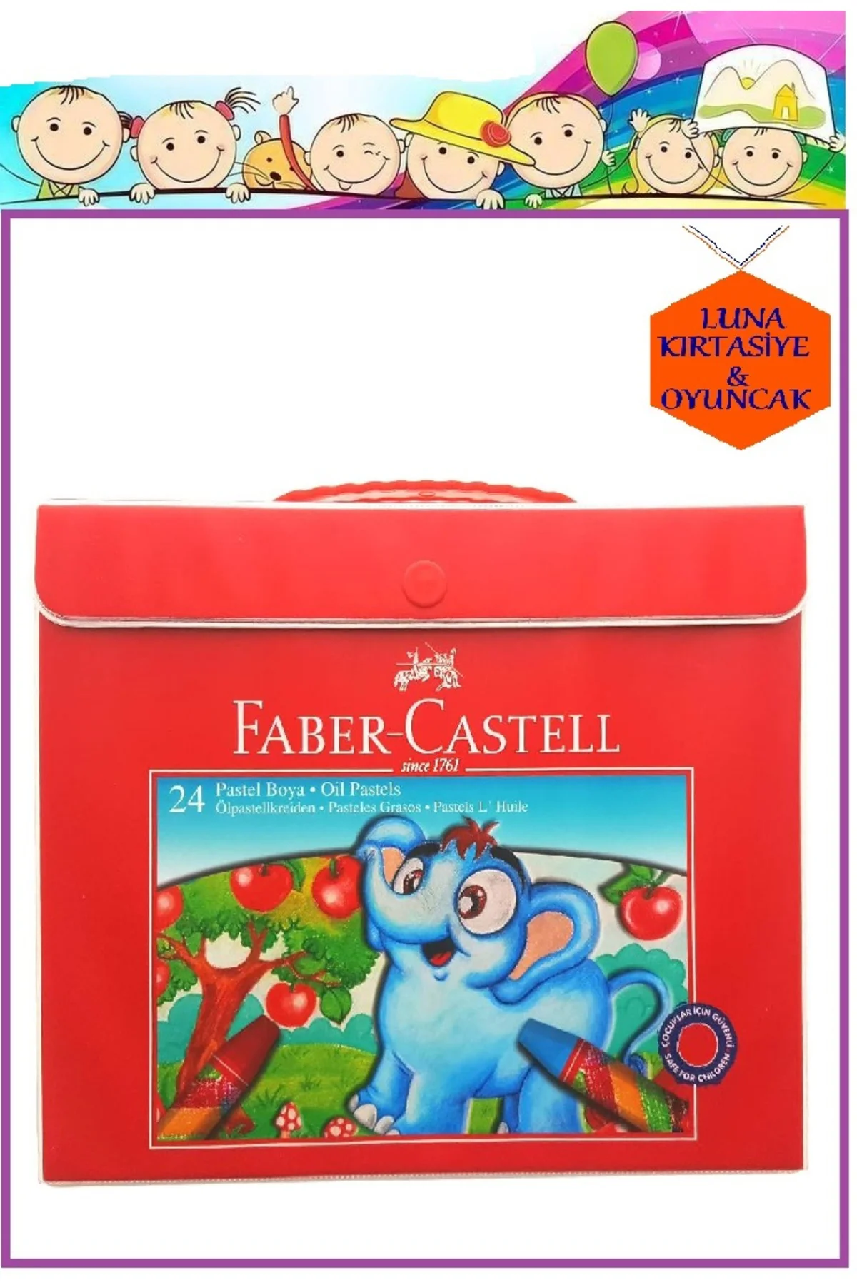 24'lü Çantalı Pastel Boya