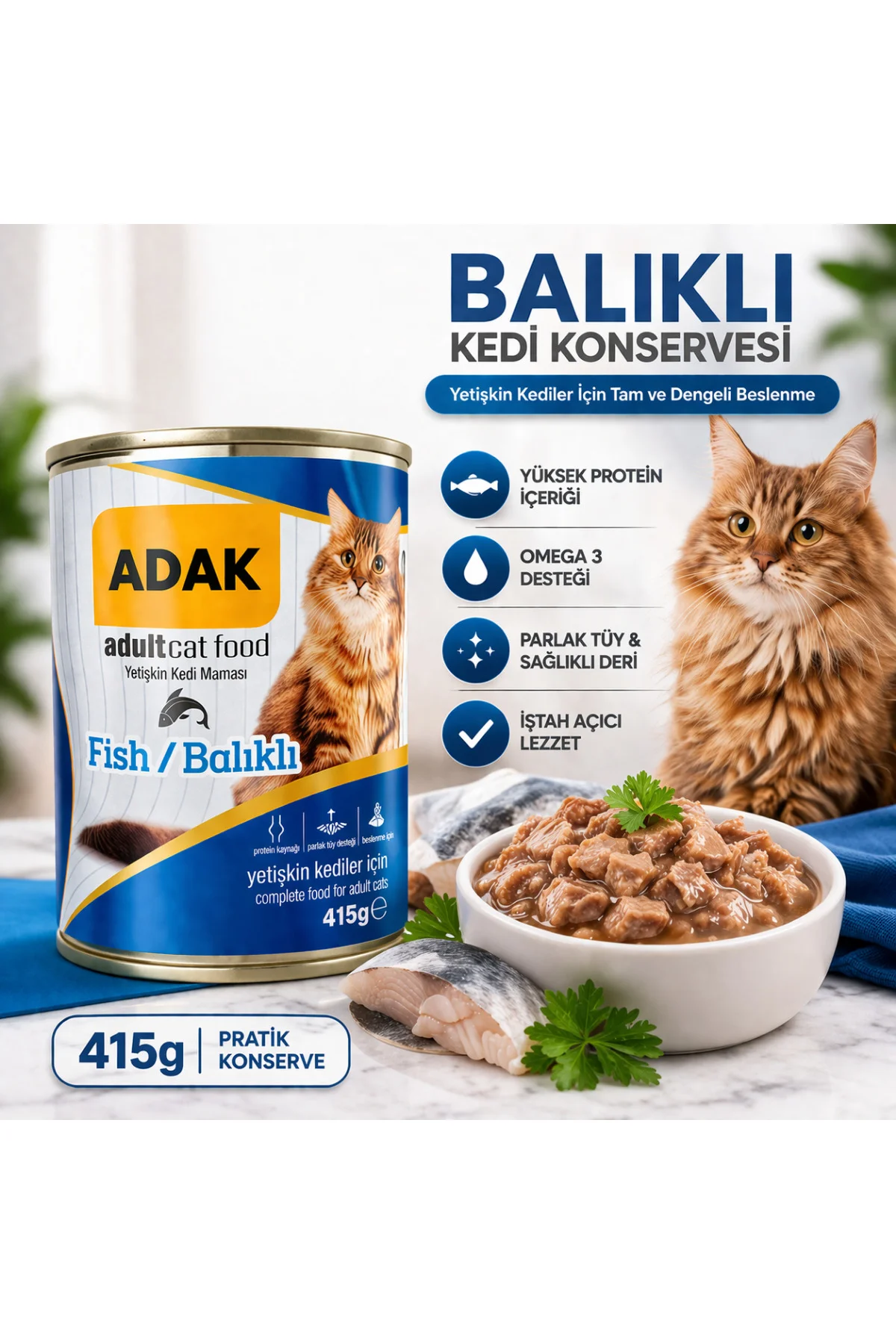 24’lü Karışık Kedi Konservesi 415g Büyük Boy – Yetişkin Kediler İ 24’lü Karışık Kedi Konservesi 415g Büyük Boy – Yetişkin Kediler İ