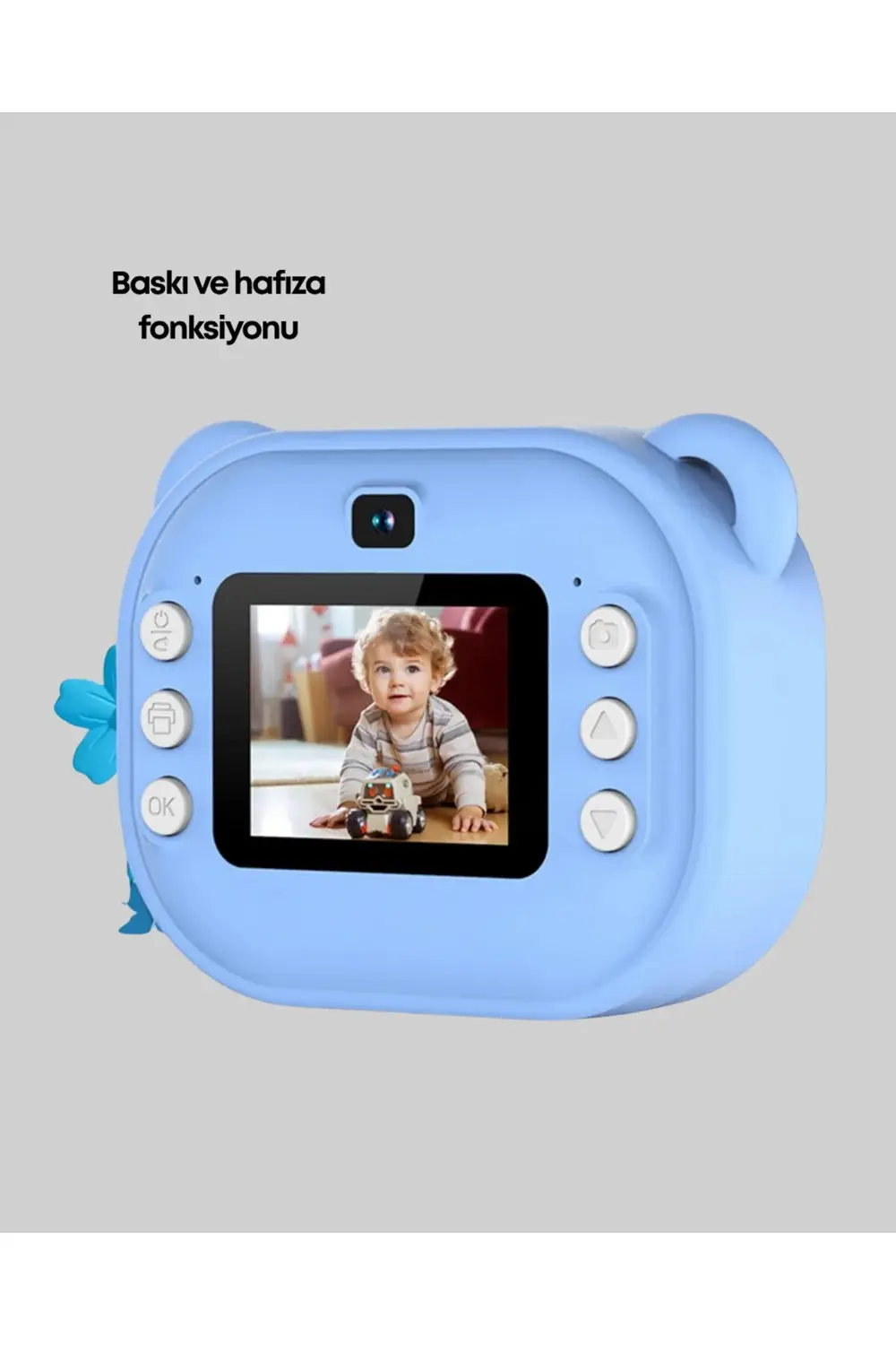 24MP HD Çift Lensli Şipşak Kamera – Termal Baskılı, 32GB Dahili H