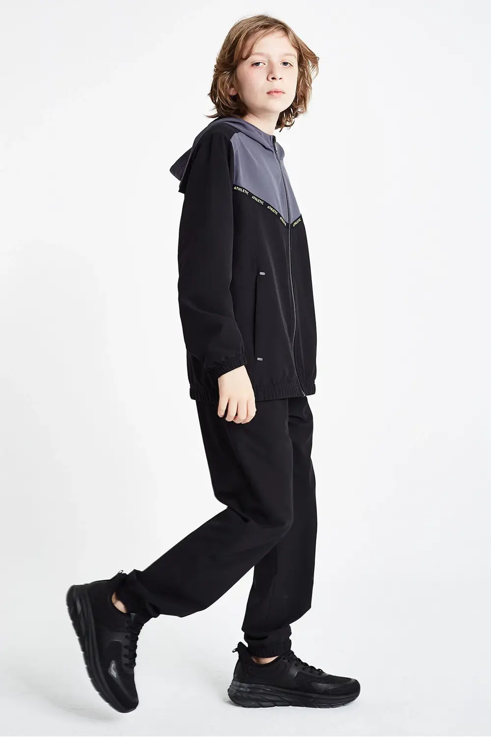 24N-3102 FERMUARLI KAPŞONLU ÜST